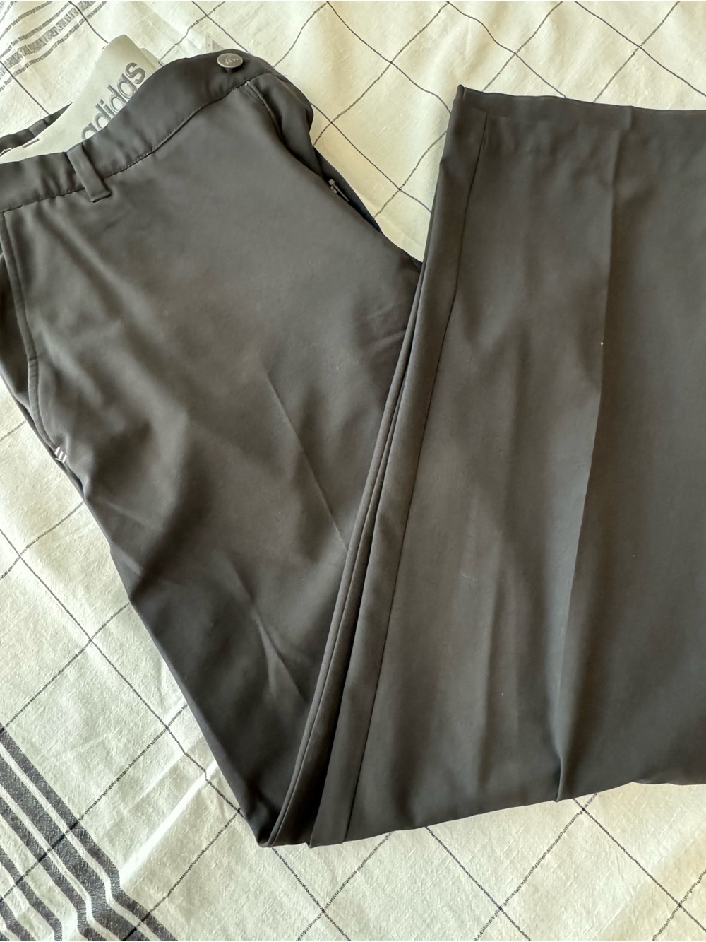adidas Men's Black Athletic Dress Pants